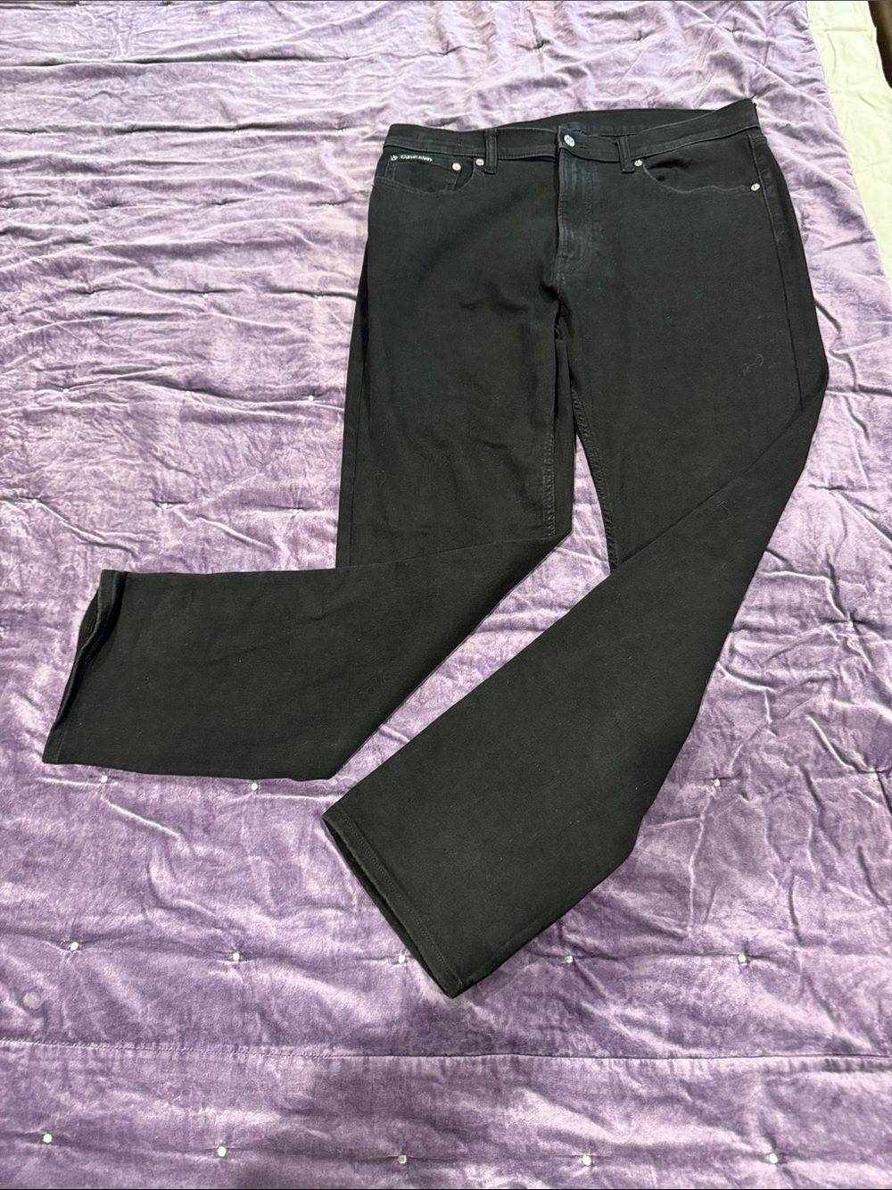 Calvin Klein Black Straight Leg Men's Jeans size 36